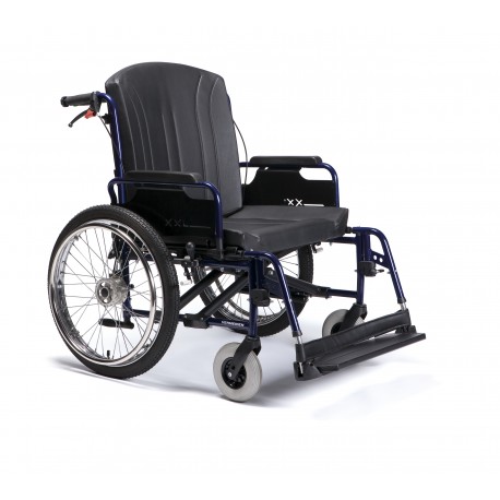 Lekki wózek inwalidzki ECLIPS XXL dla osób bardzo otyłych