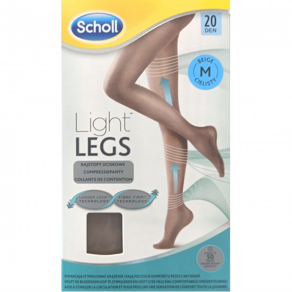 Scholl Light Legs Rajstopy Uciskowe 20 DEN