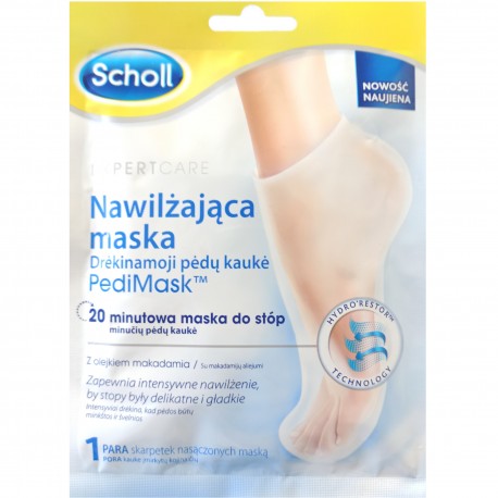 Scholl Nawilżająca maska do stóp